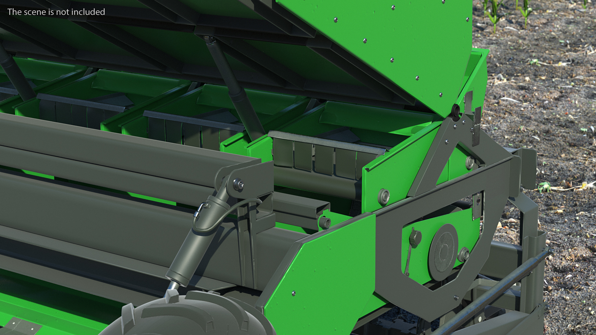 3D model Potato Planter Green