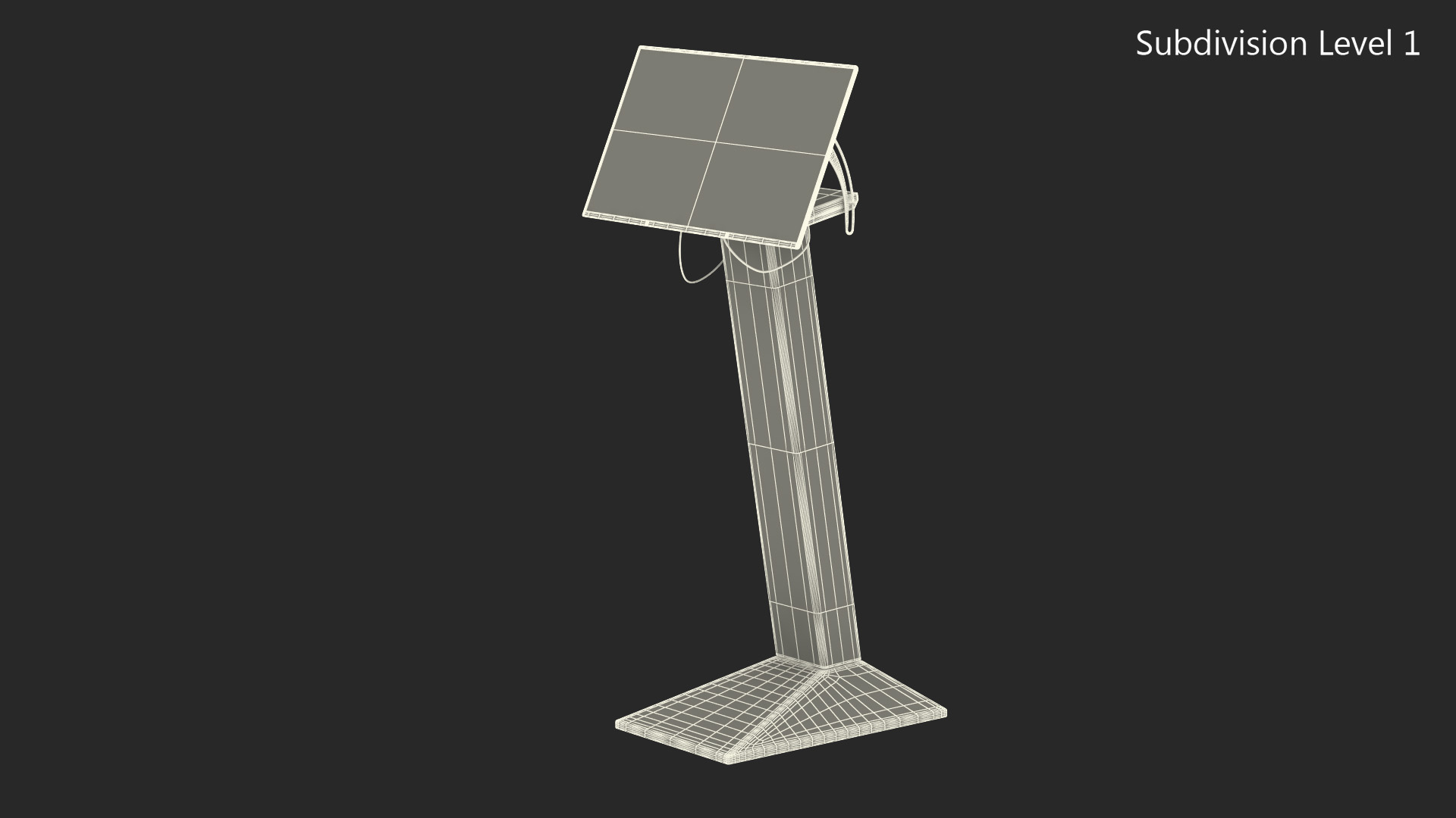3D model Viewsonic Security Scanner Monitor Stand
