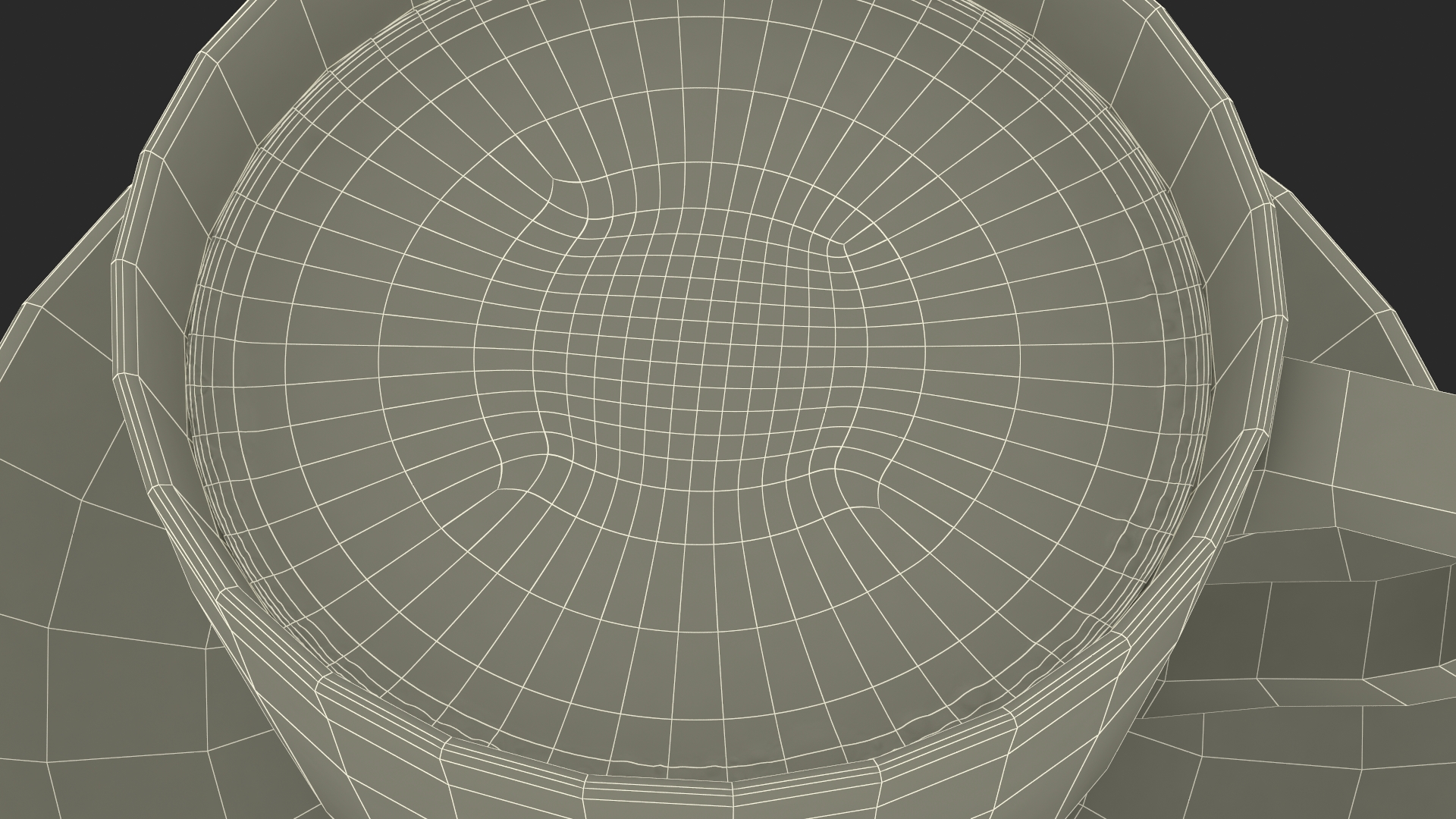 3D model Latte Art Coffee Cup on Saucer