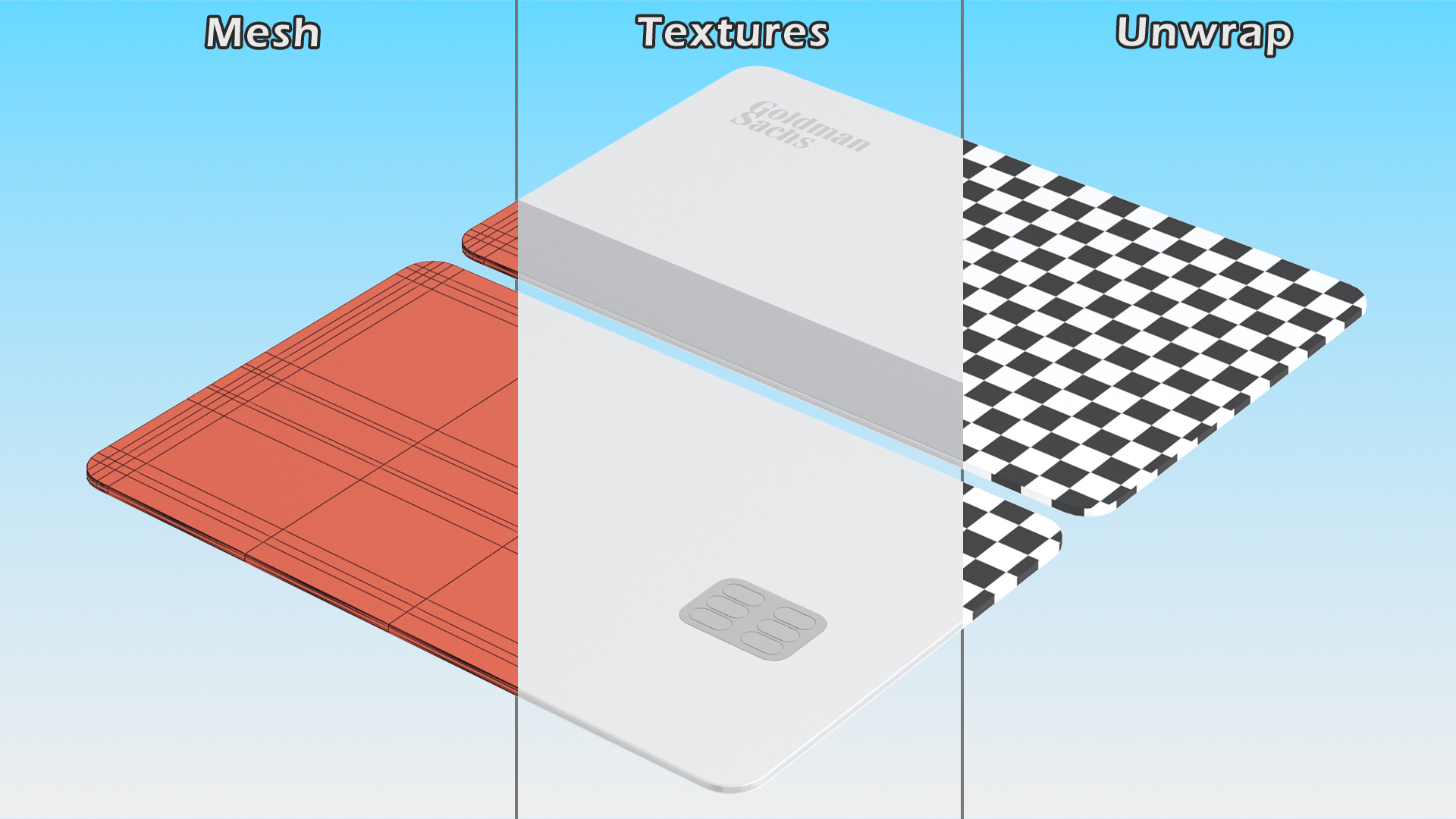 3D model Apple Card