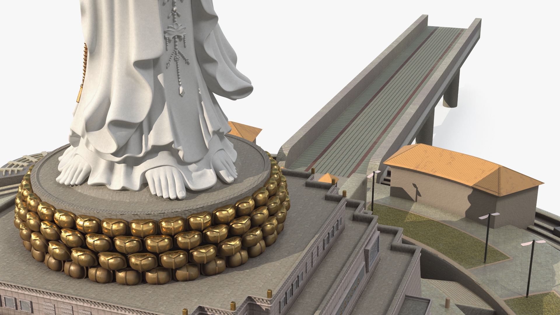 3D Guanyin of Nanshan for 3D Print