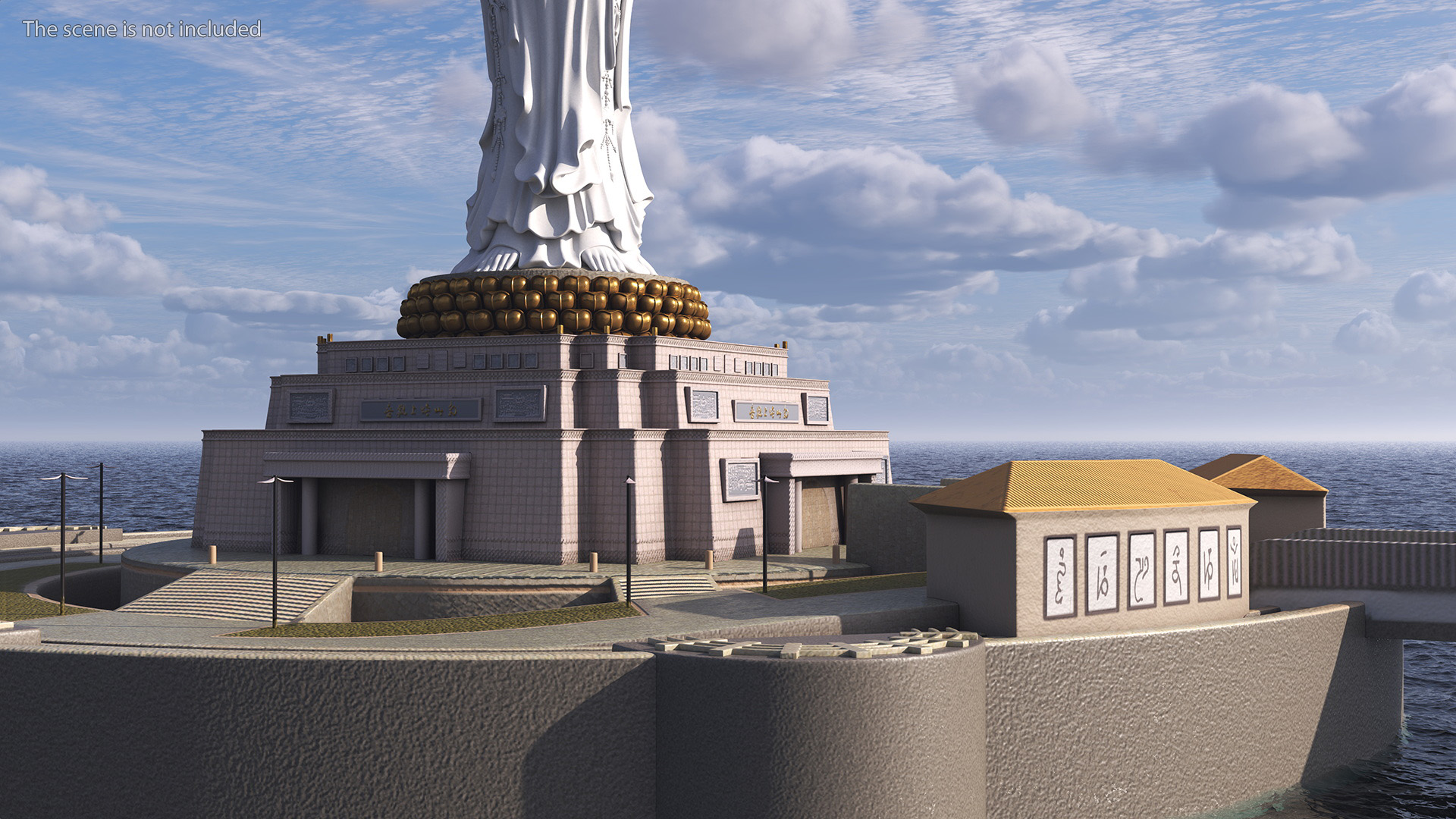 3D Guanyin of Nanshan for 3D Print