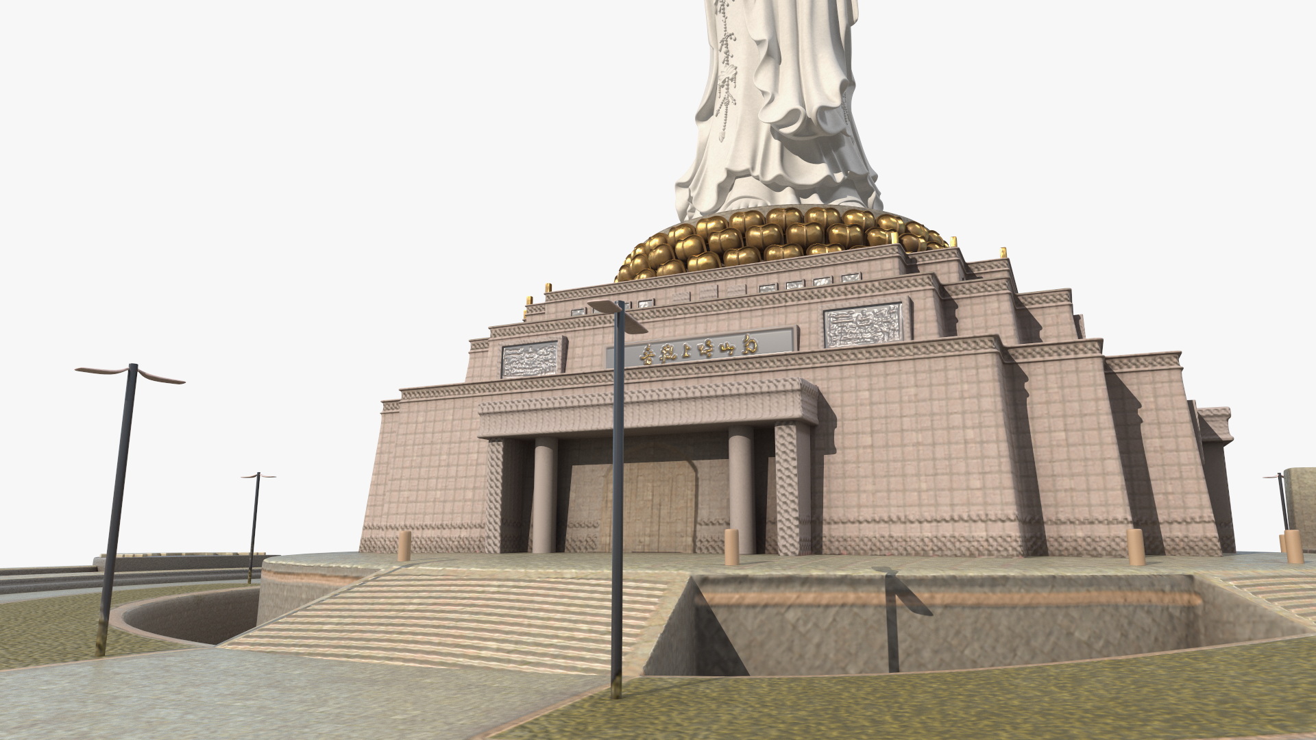 3D Guanyin of Nanshan for 3D Print