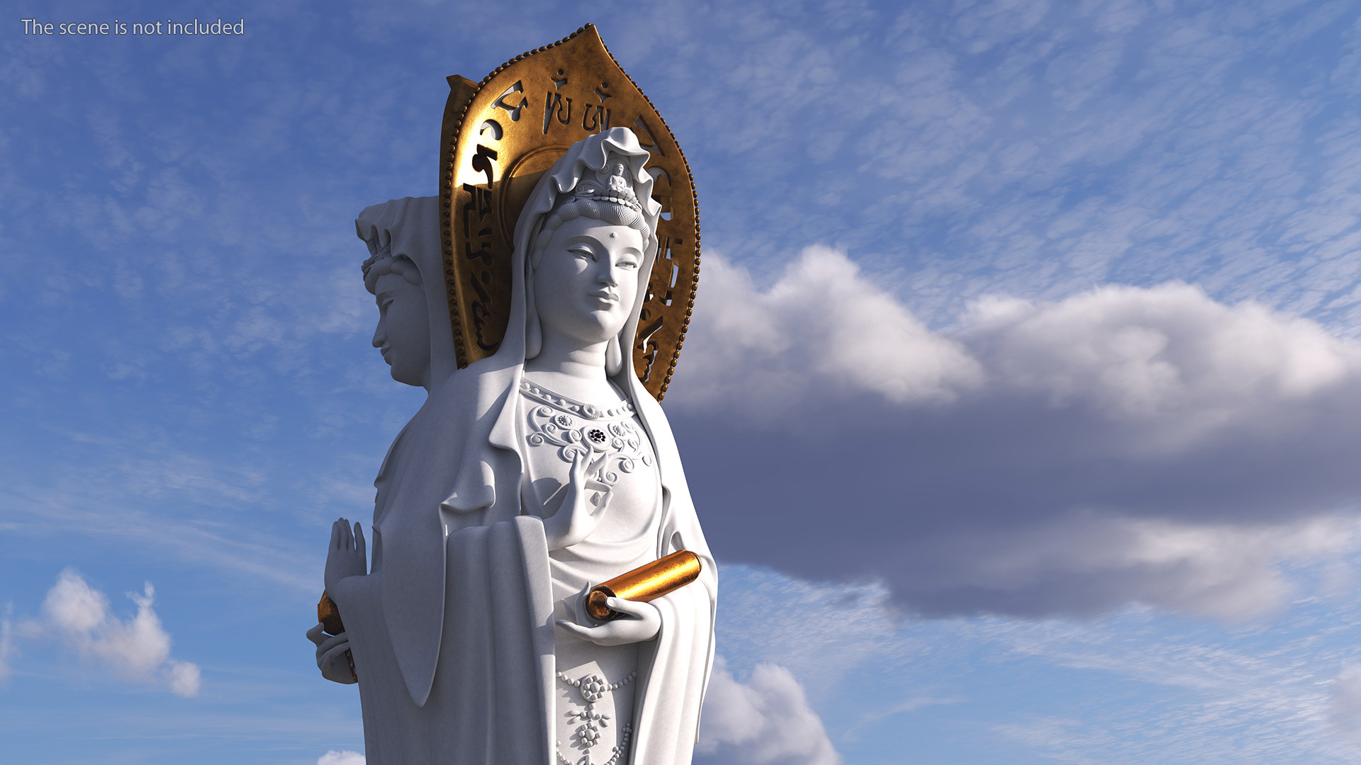 3D Guanyin of Nanshan for 3D Print