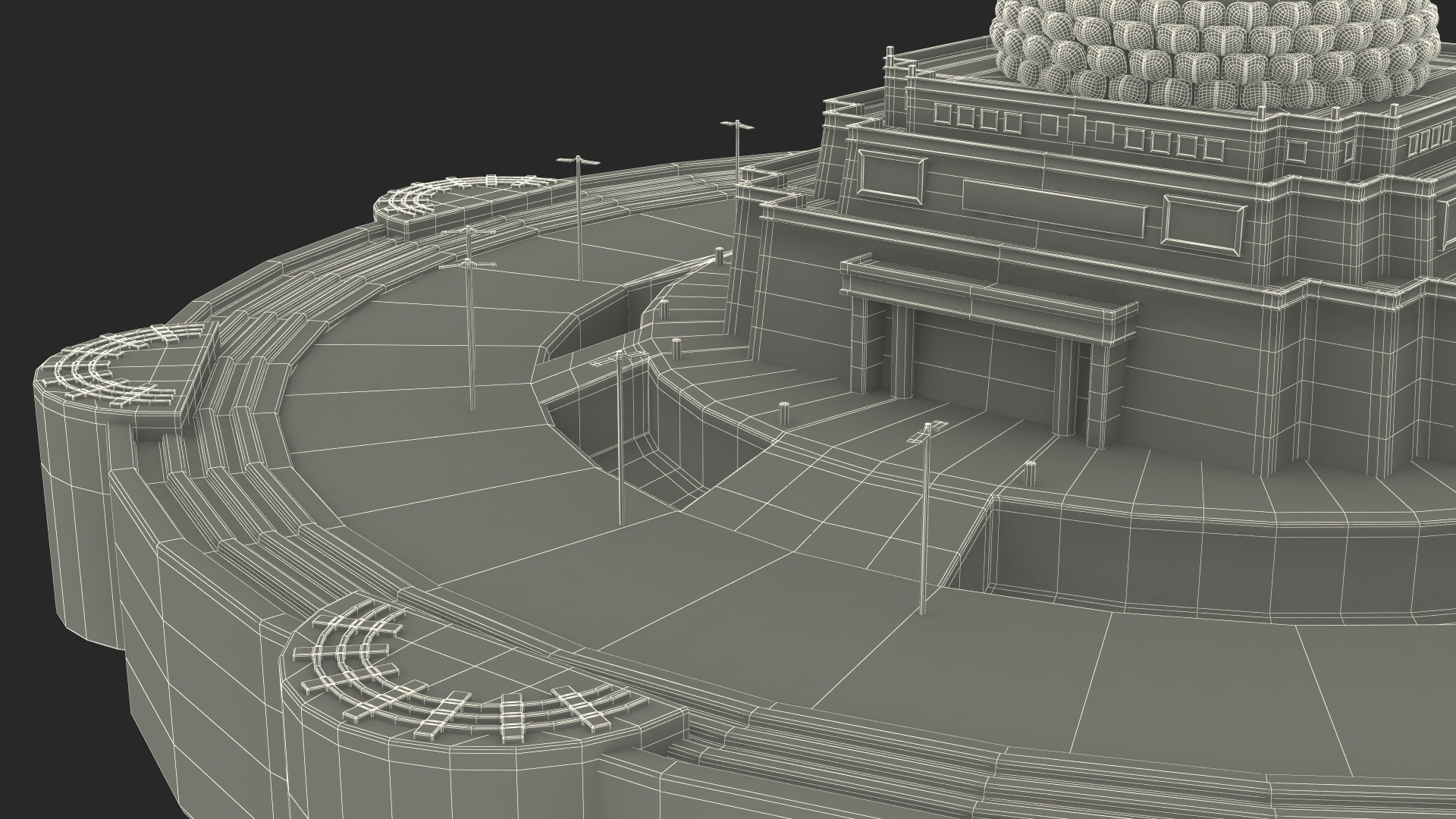 3D Guanyin of Nanshan for 3D Print