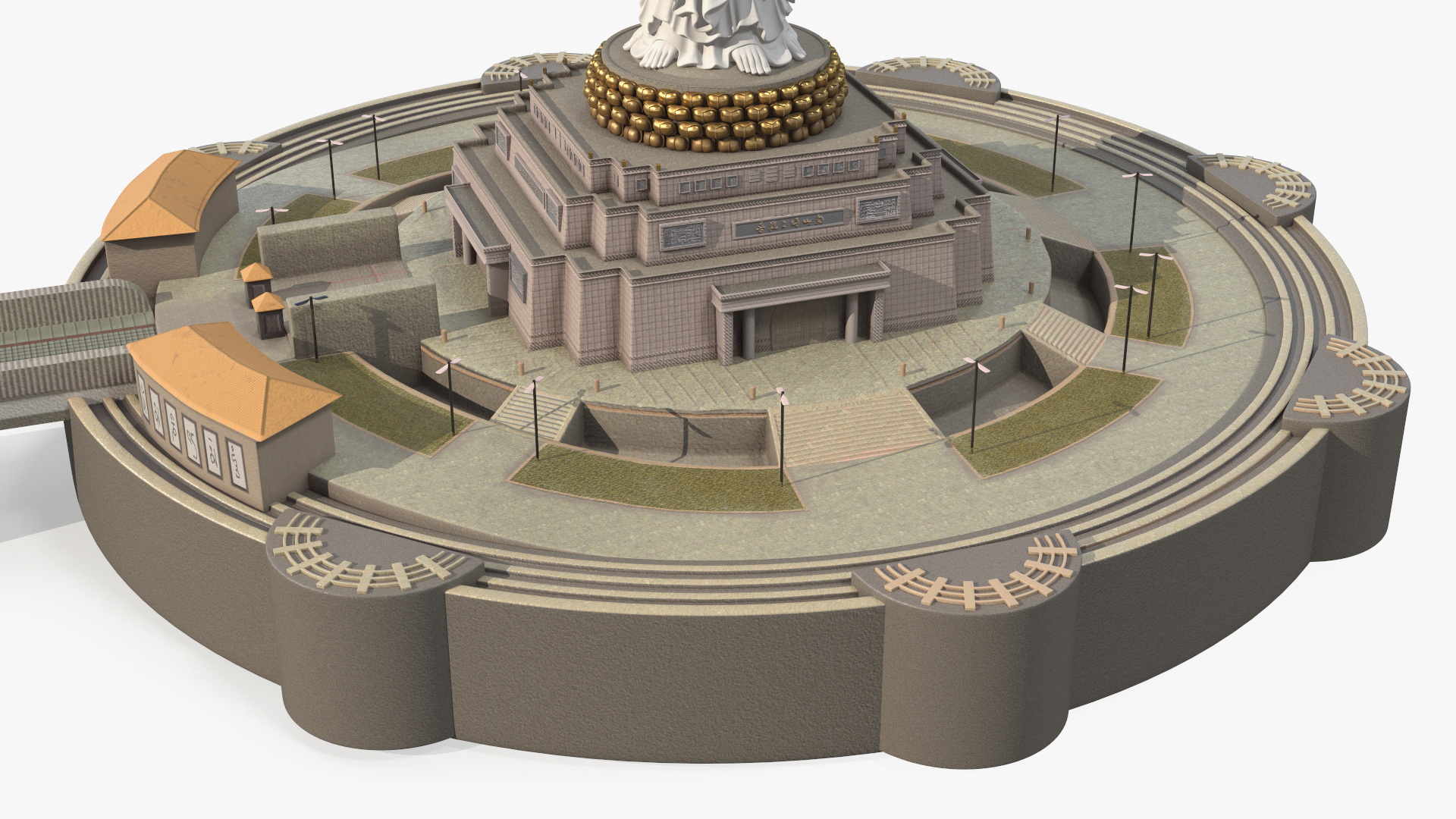 3D Guanyin of Nanshan for 3D Print