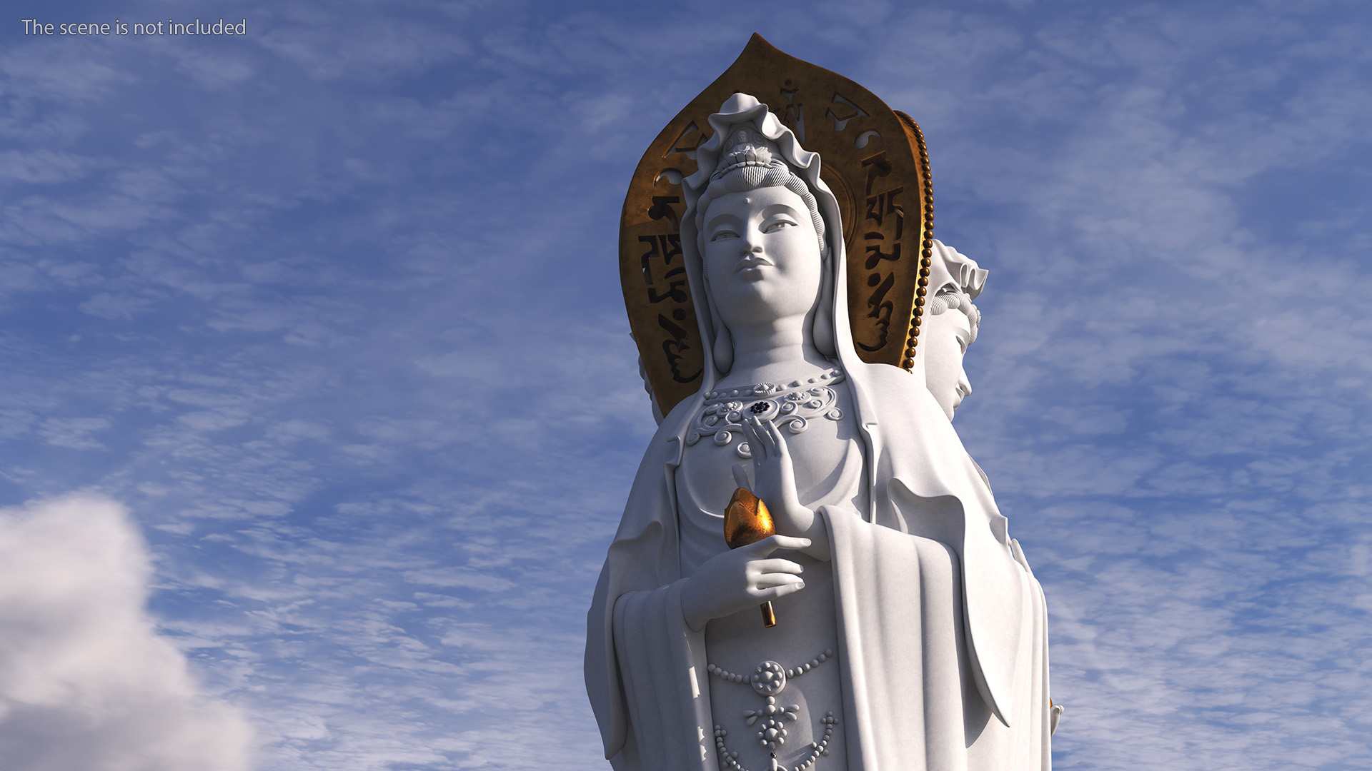 3D Guanyin of Nanshan for 3D Print