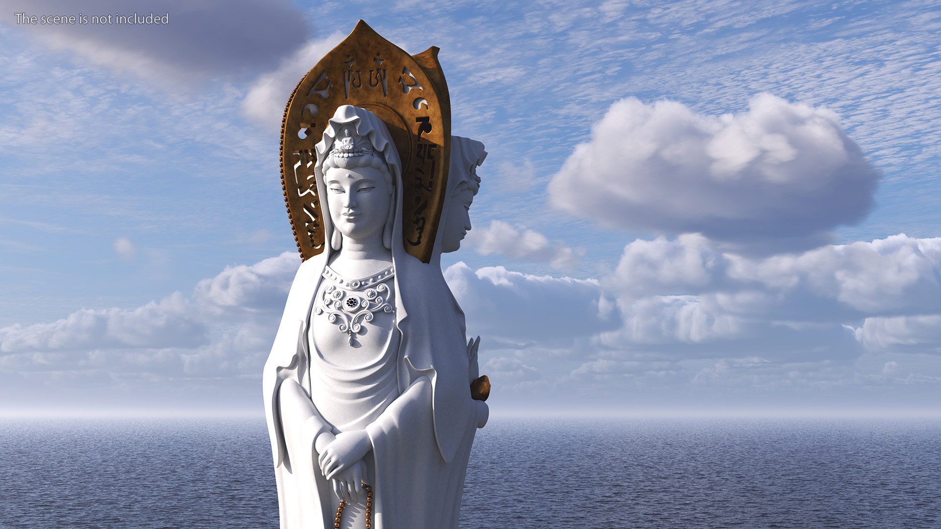 3D Guanyin of Nanshan for 3D Print