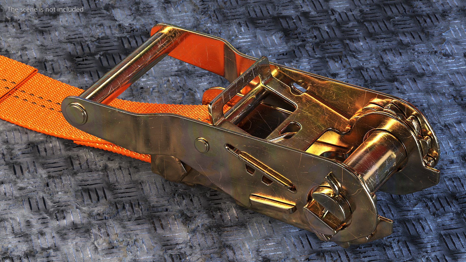Ratchet Strap Tie Down 3D