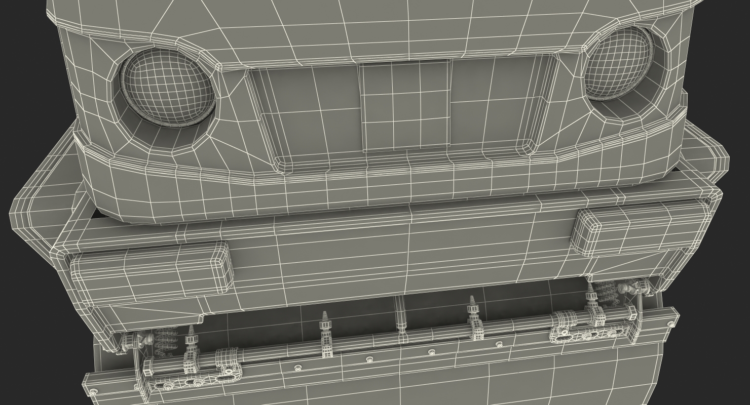 3D Tandem Vibratory Roller Generic Rigged model