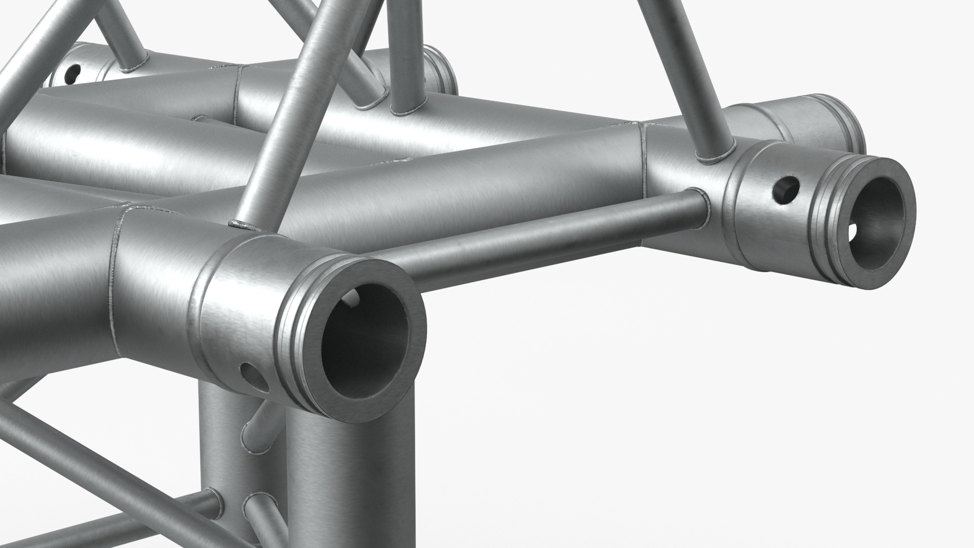 3D model Truss Modular Cross Triangular