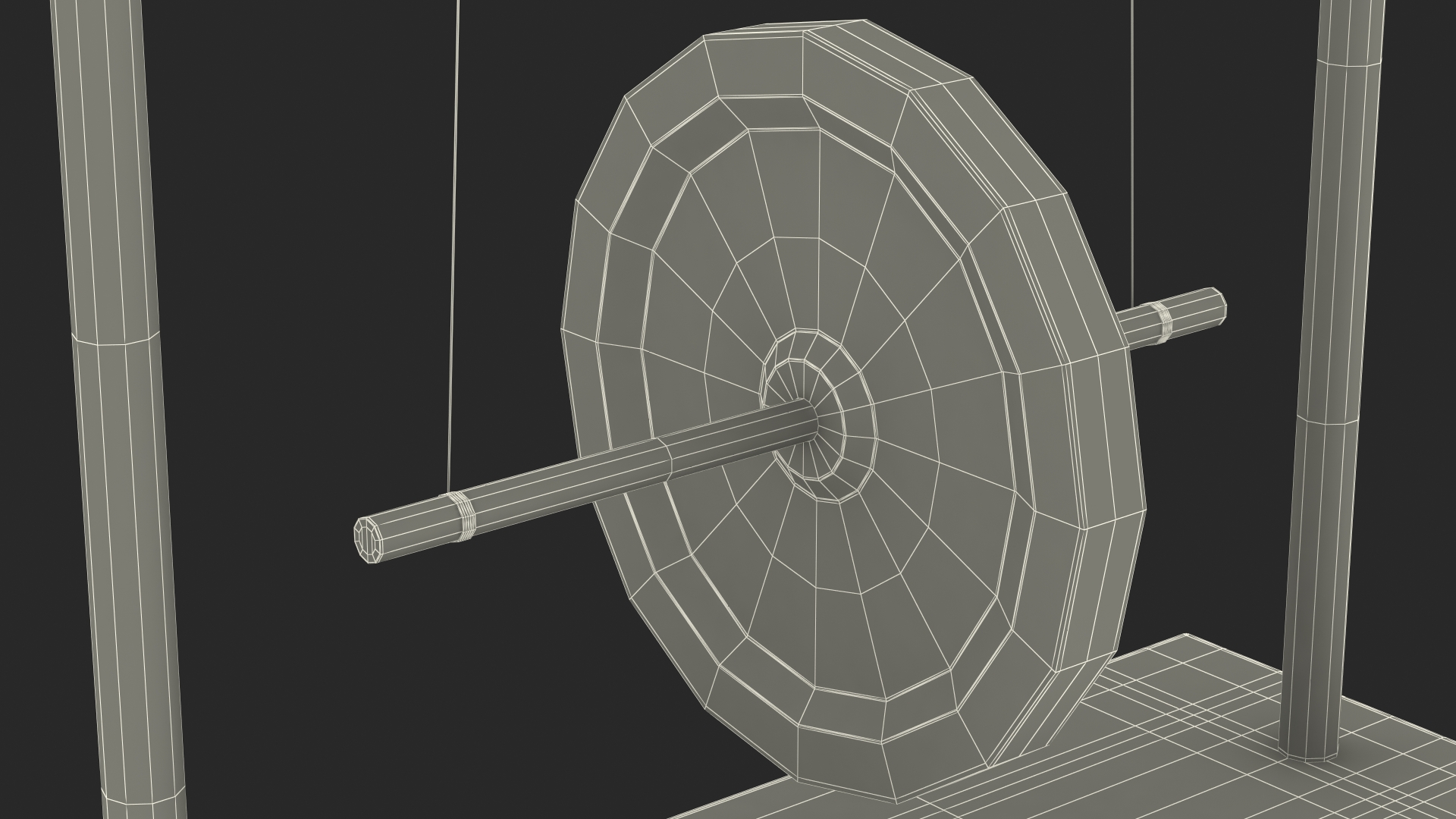 3D Maxwell Wheel Apparatus model