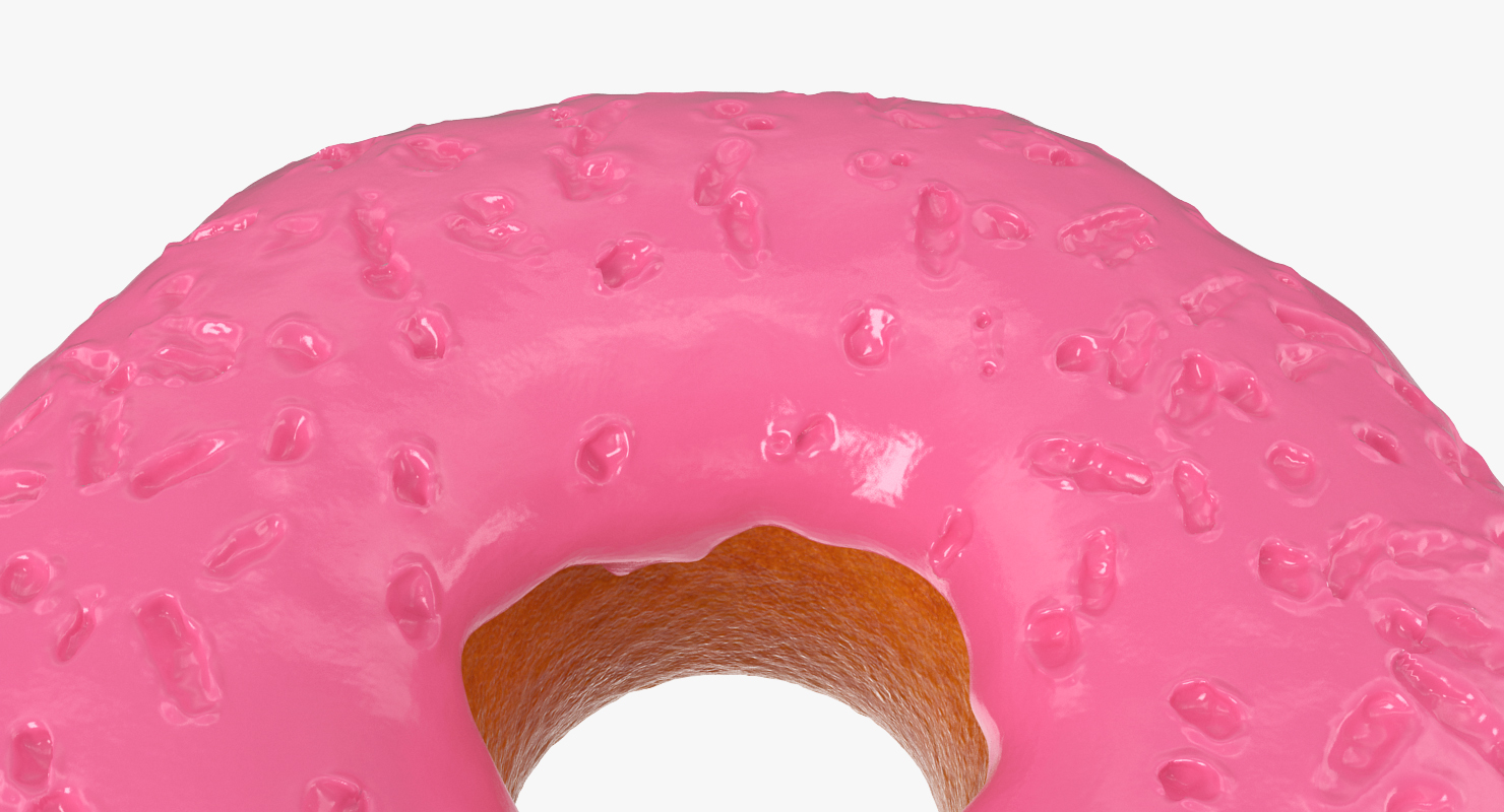 3D model Pink Donut