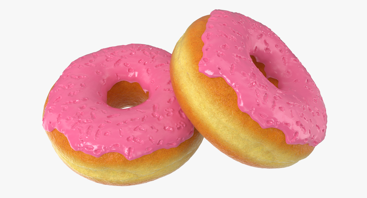 3D model Pink Donut