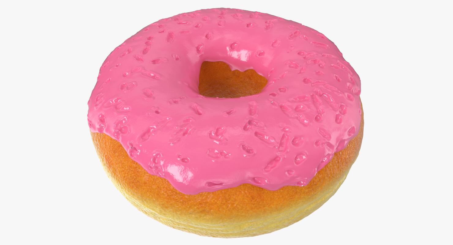 3D model Pink Donut