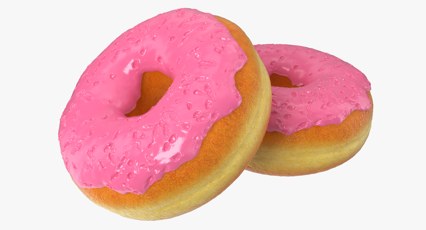 3D model Pink Donut