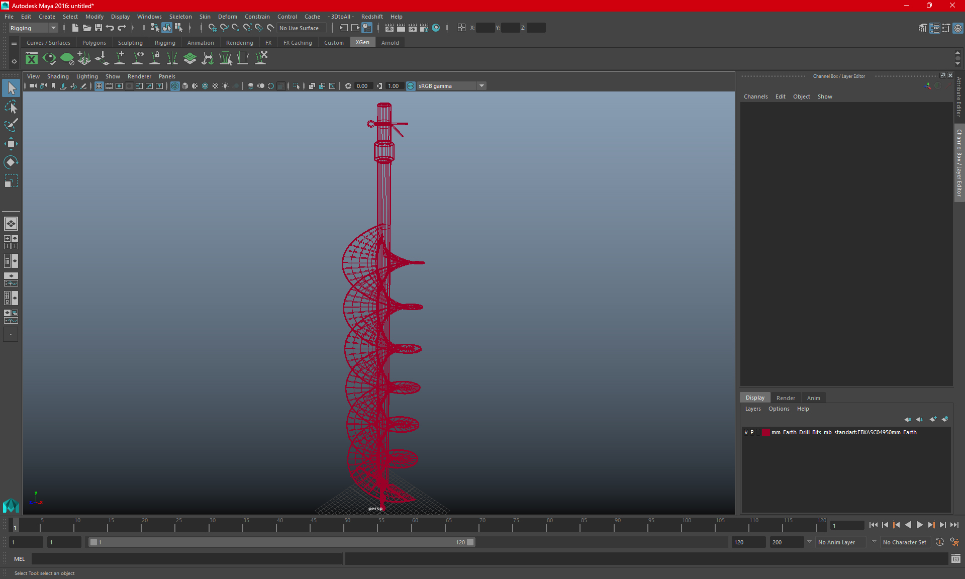 150mm Earth Drill Bits 3D