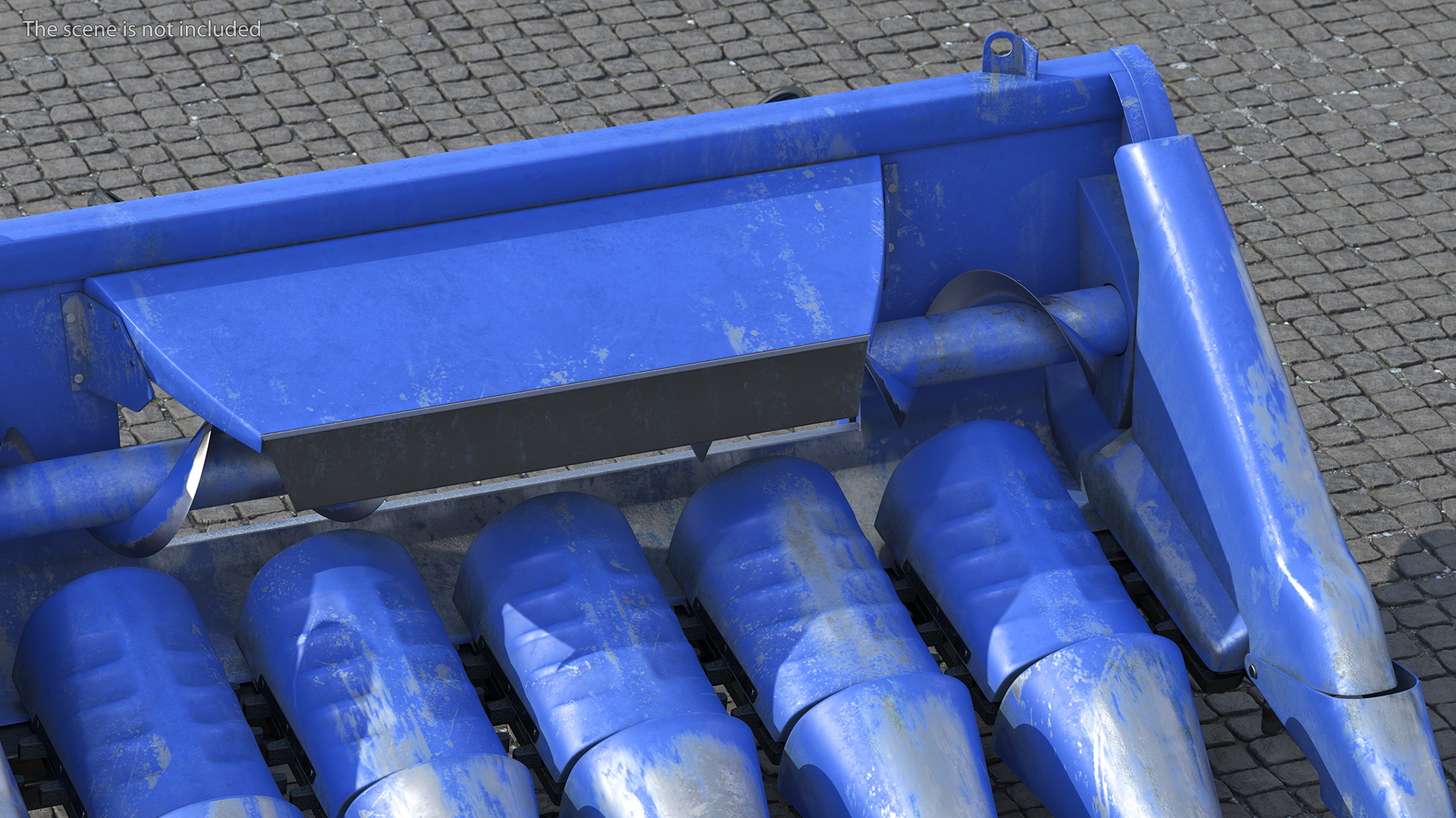 3D Corn Header 6 Rows Used model