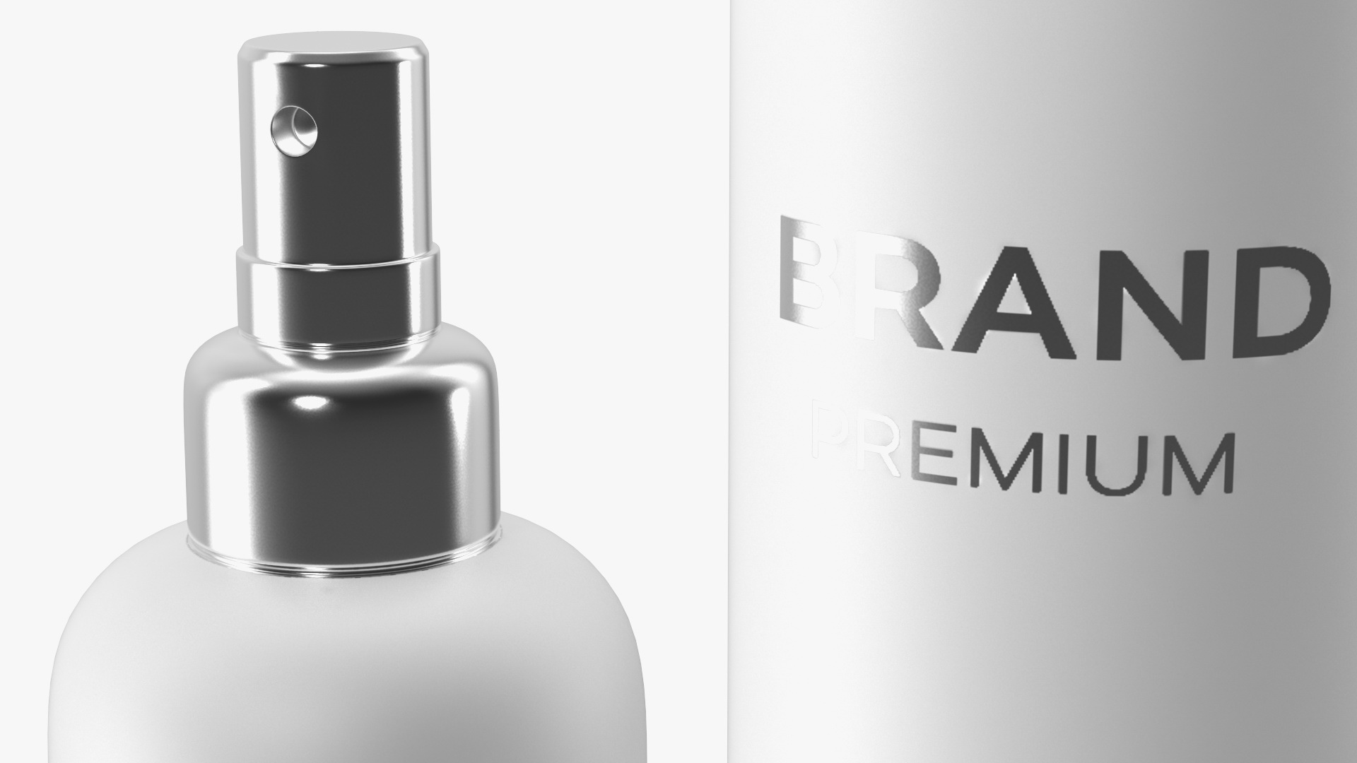 White Cosmetic Spray Bottle 3D
