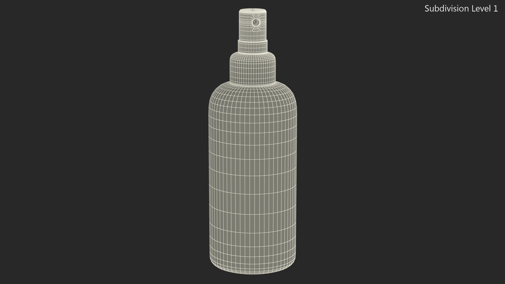 White Cosmetic Spray Bottle 3D