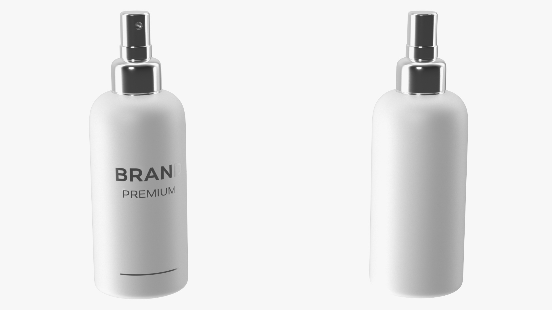 White Cosmetic Spray Bottle 3D