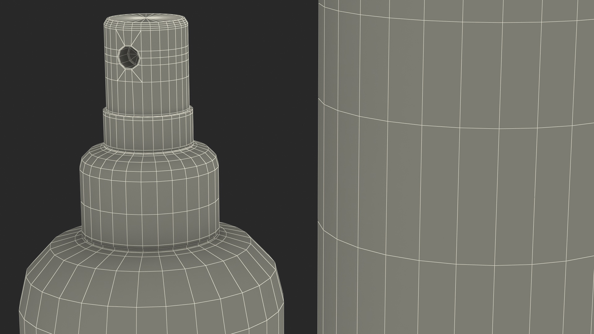 White Cosmetic Spray Bottle 3D