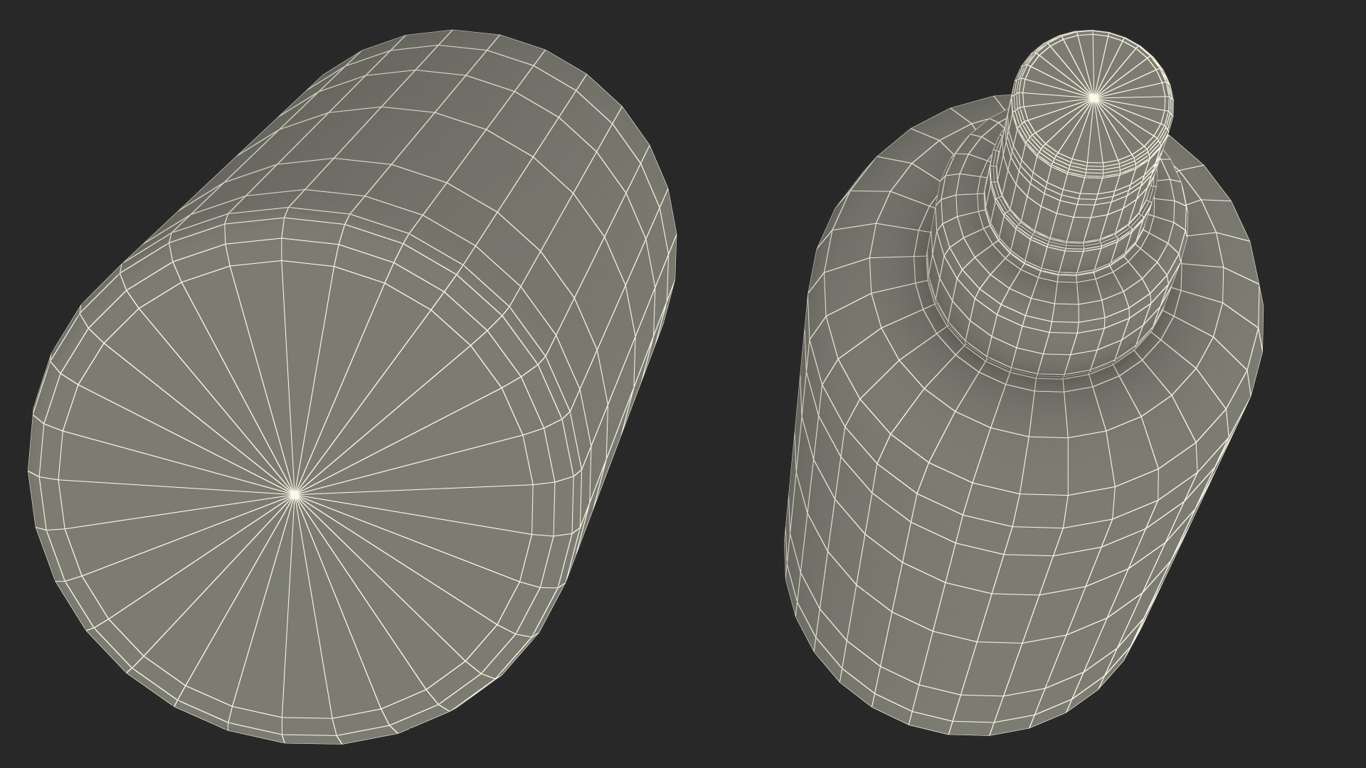 White Cosmetic Spray Bottle 3D