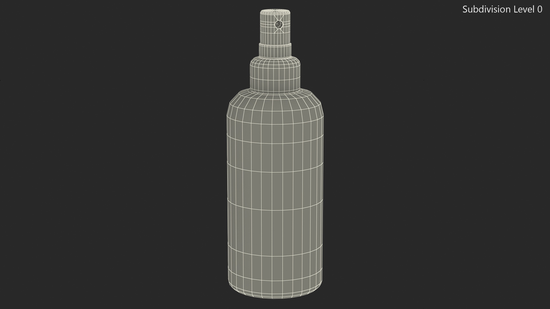 White Cosmetic Spray Bottle 3D