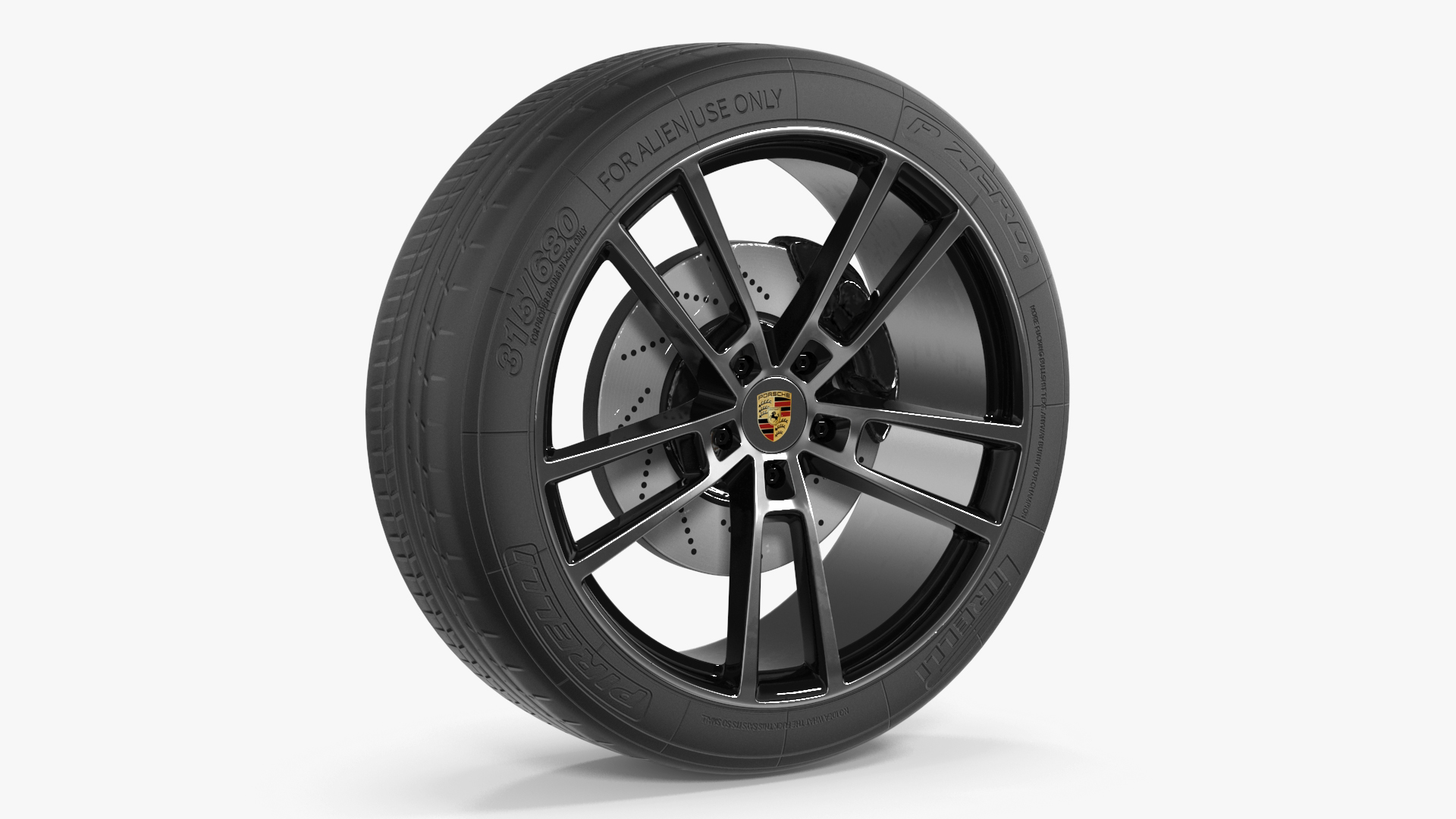 3D Porsche Cayenne Wheel