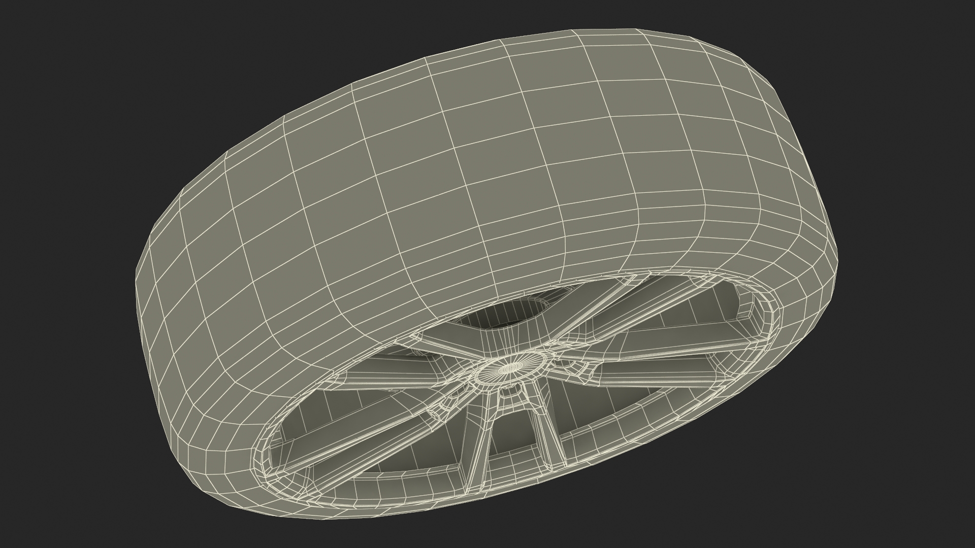 3D Porsche Cayenne Wheel