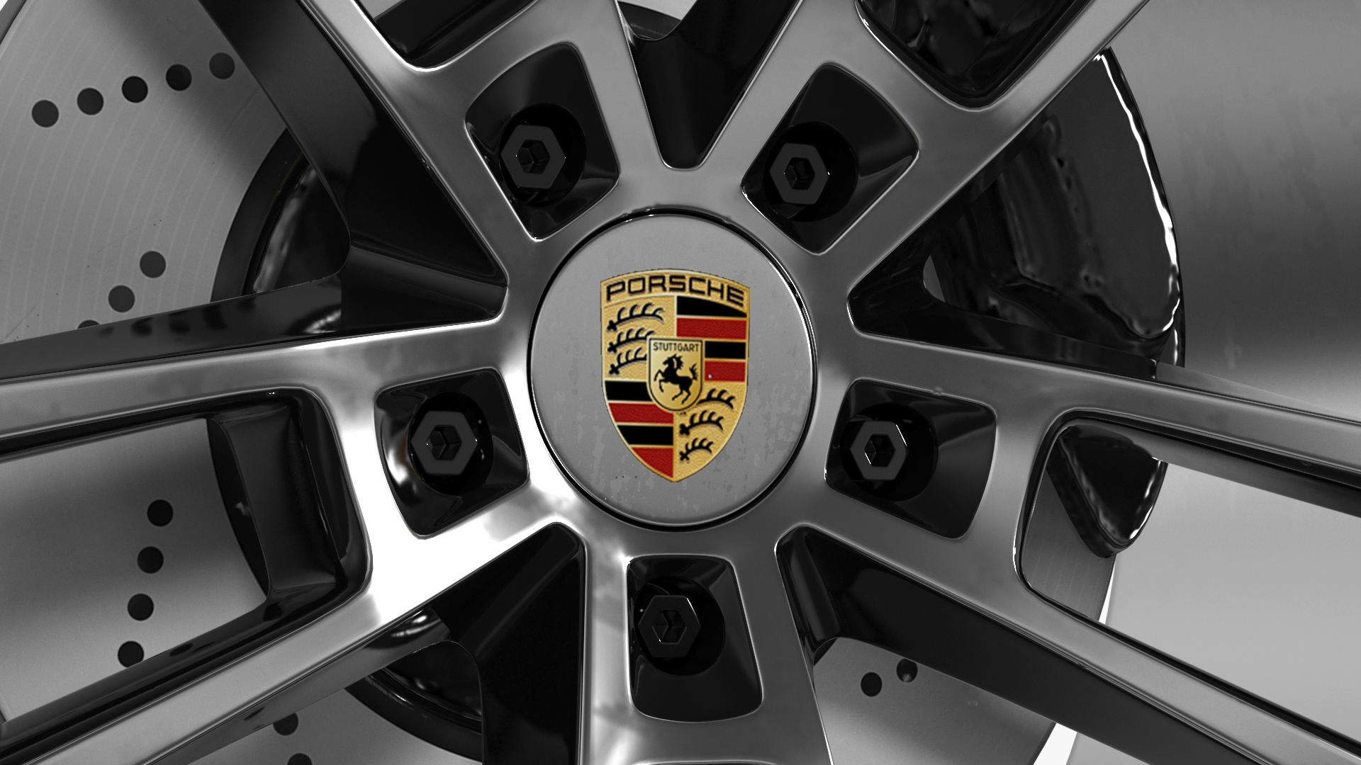 3D Porsche Cayenne Wheel