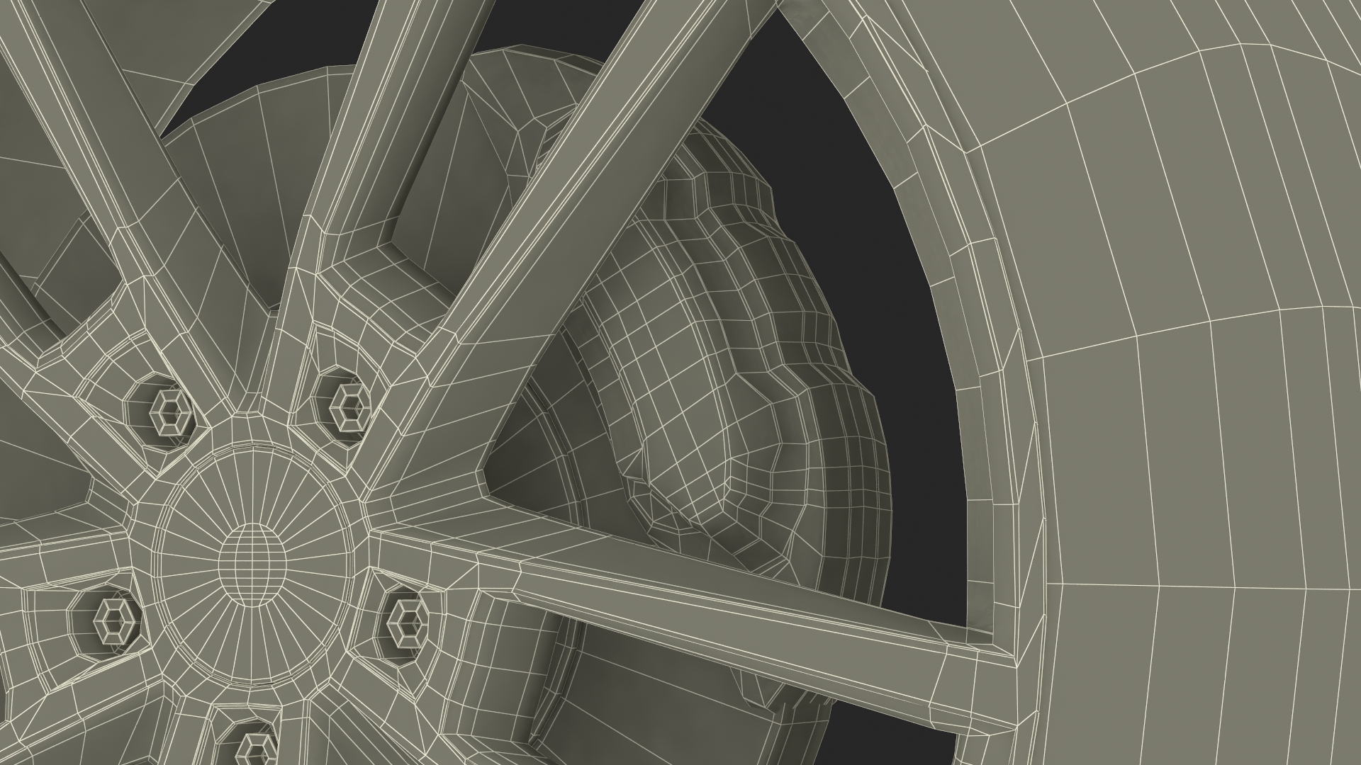 3D Porsche Cayenne Wheel