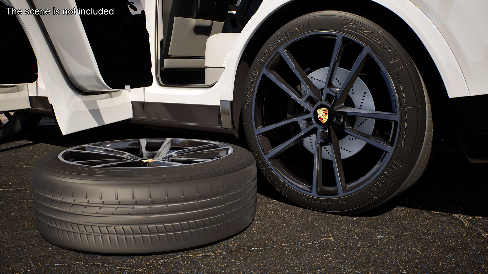 3D Porsche Cayenne Wheel