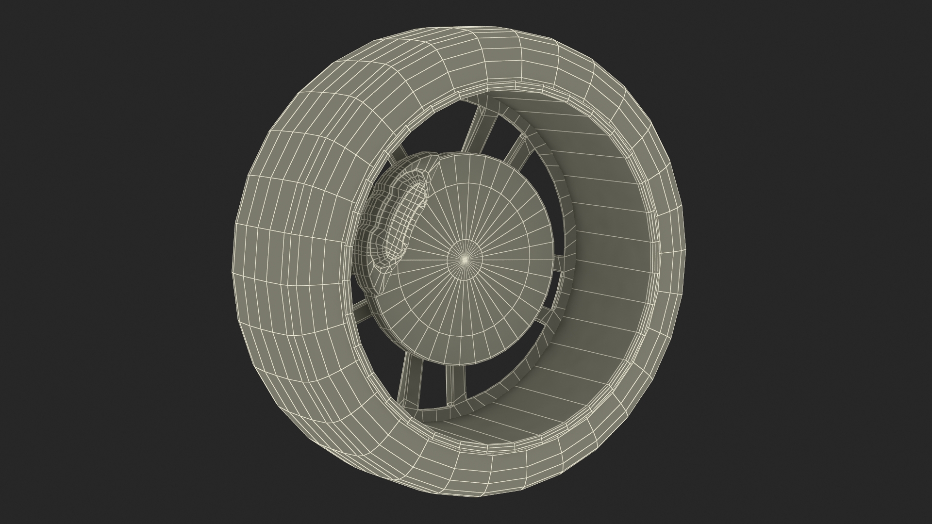 3D Porsche Cayenne Wheel