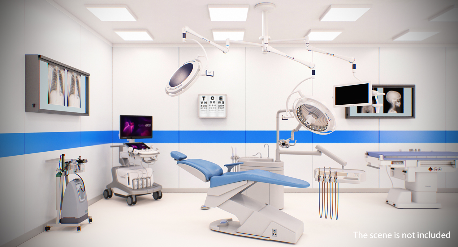 3D LED Surgical Light model