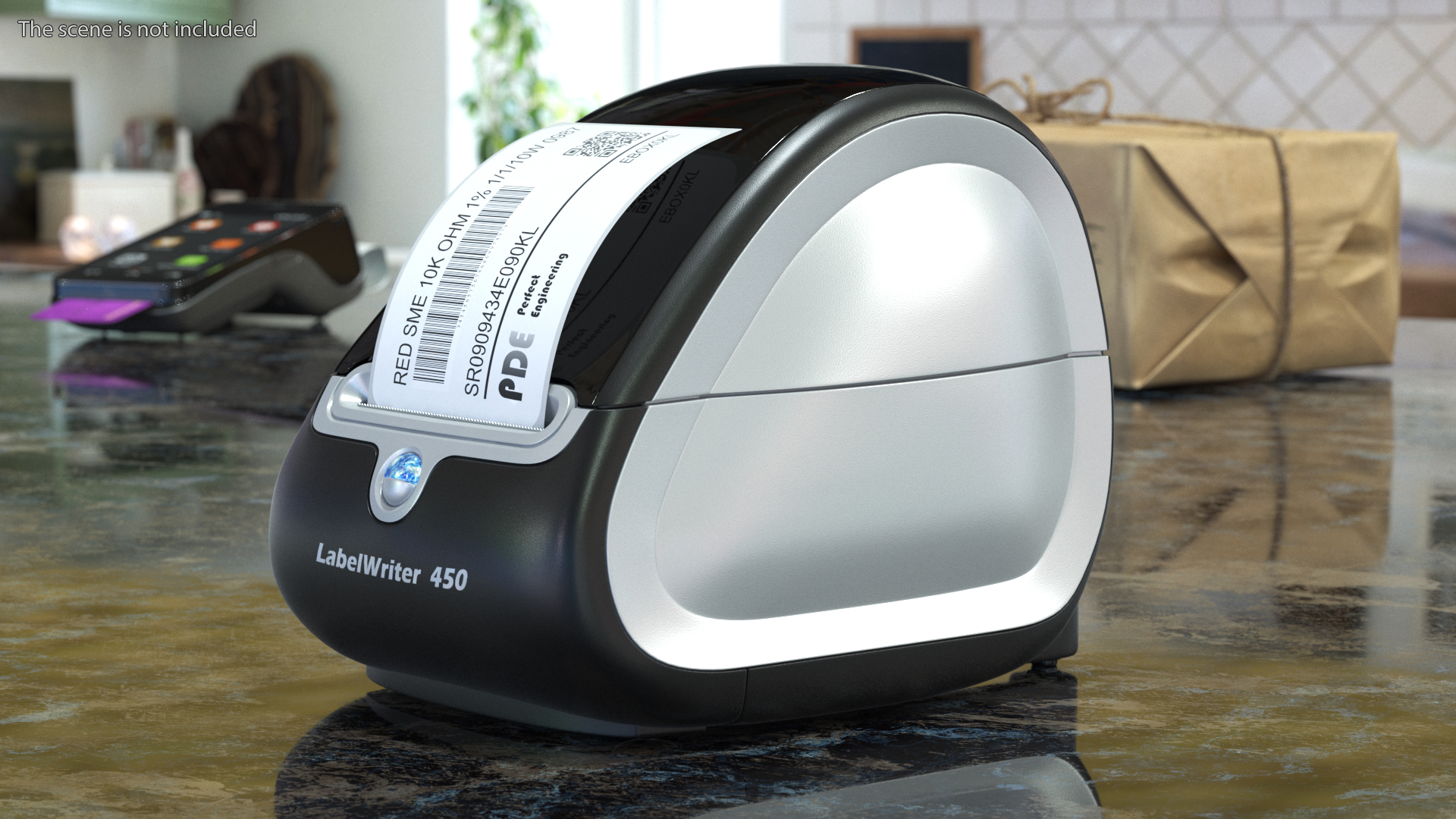 3D DYMO Label 450 Direct Thermal Printer with Barcode Label