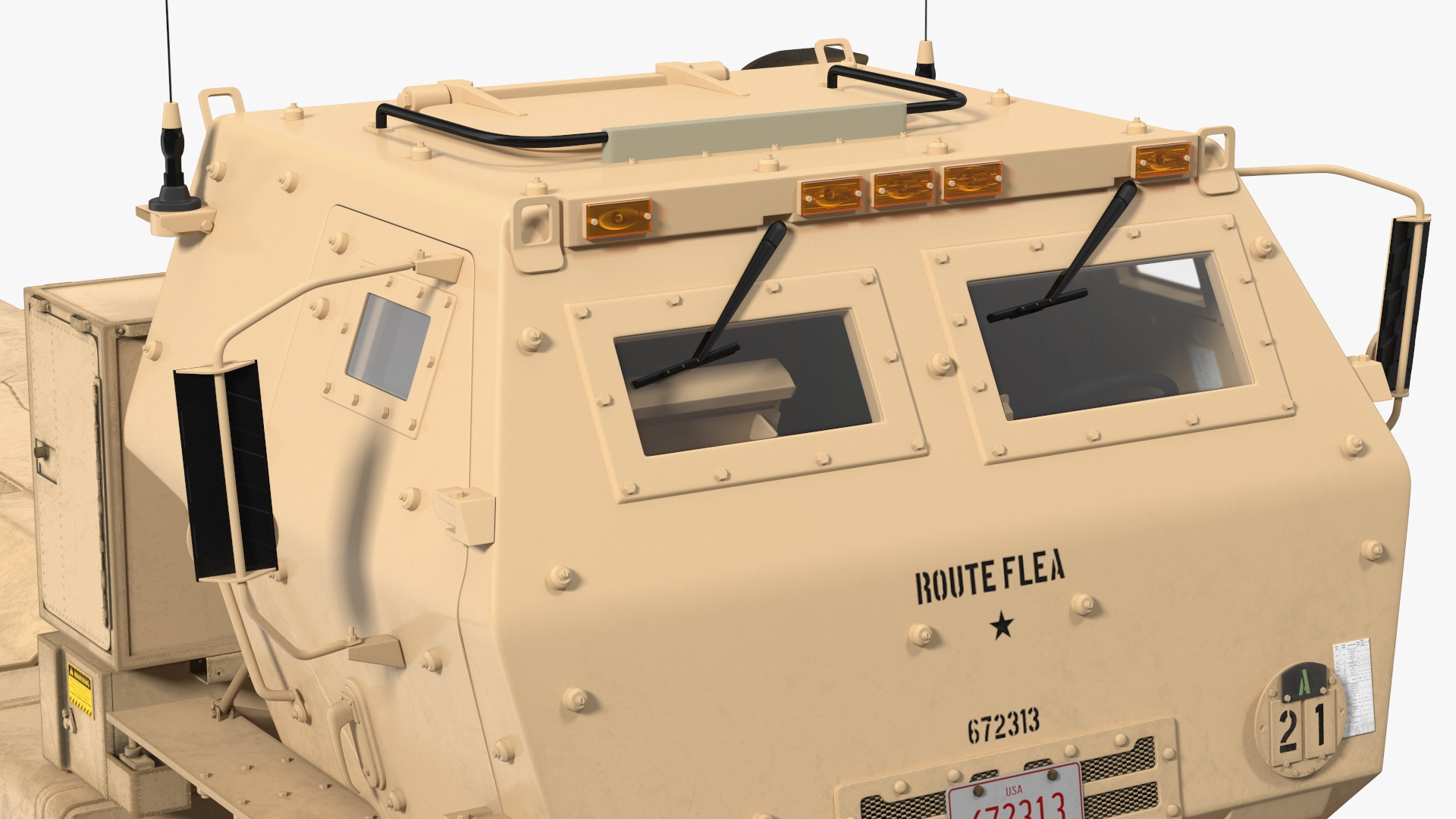 Medium Tactical Vehicle FMTV 5 Ton 6x6 Truck Chassis 3D