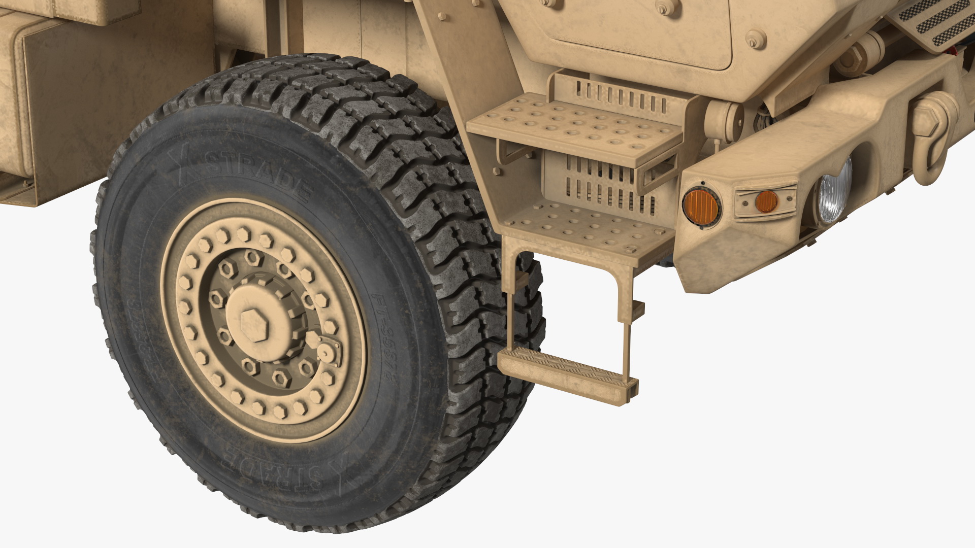 Medium Tactical Vehicle FMTV 5 Ton 6x6 Truck Chassis 3D