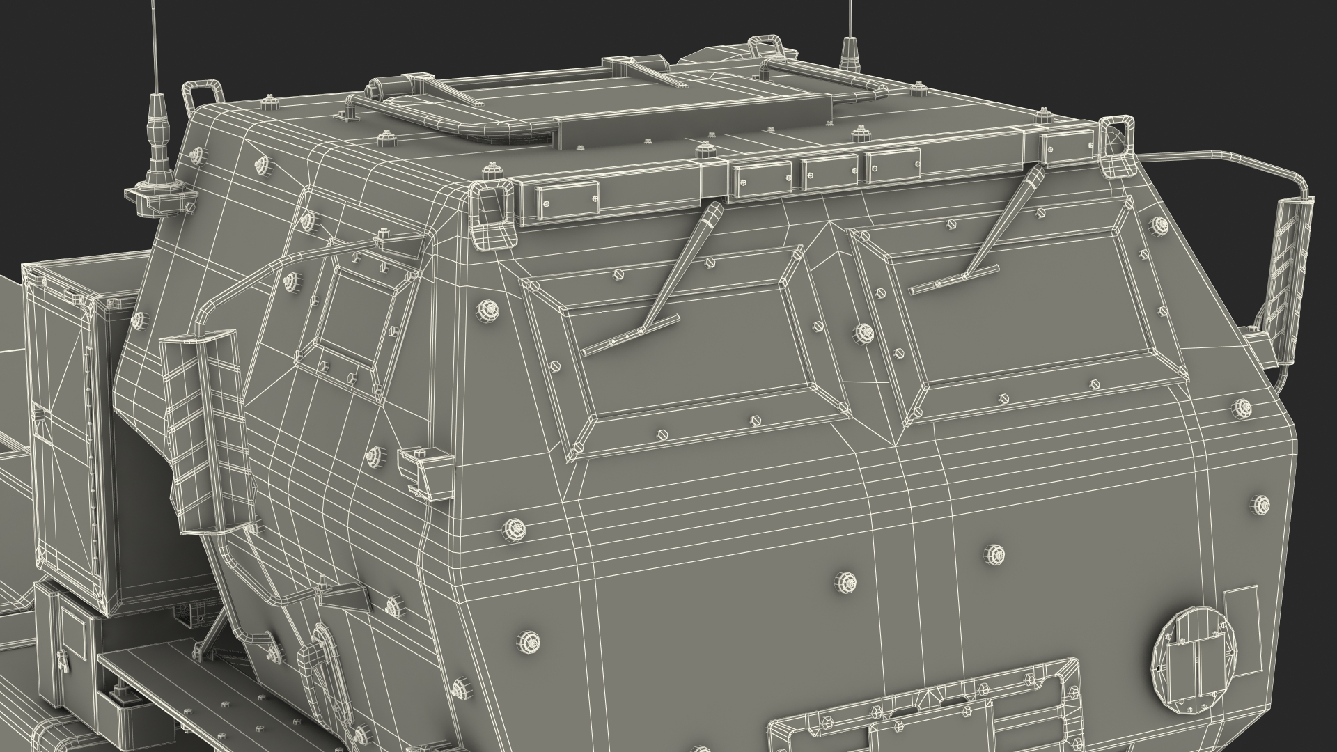 Medium Tactical Vehicle FMTV 5 Ton 6x6 Truck Chassis 3D