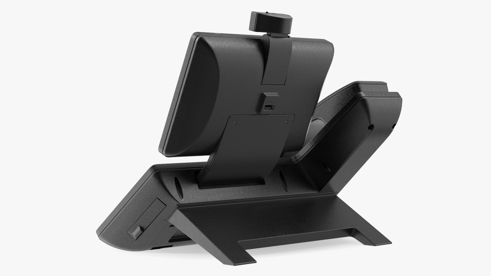 3D Office Smart Video IP Phone Black Lights On model