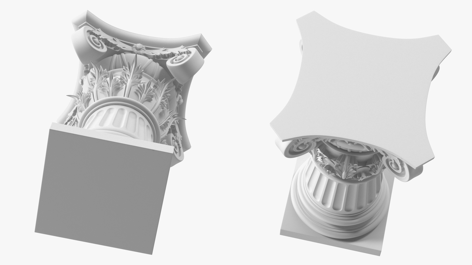 Composite Order Pedestal 3D model