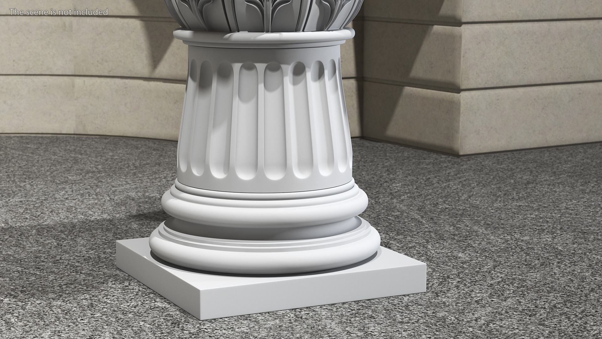 Composite Order Pedestal 3D model