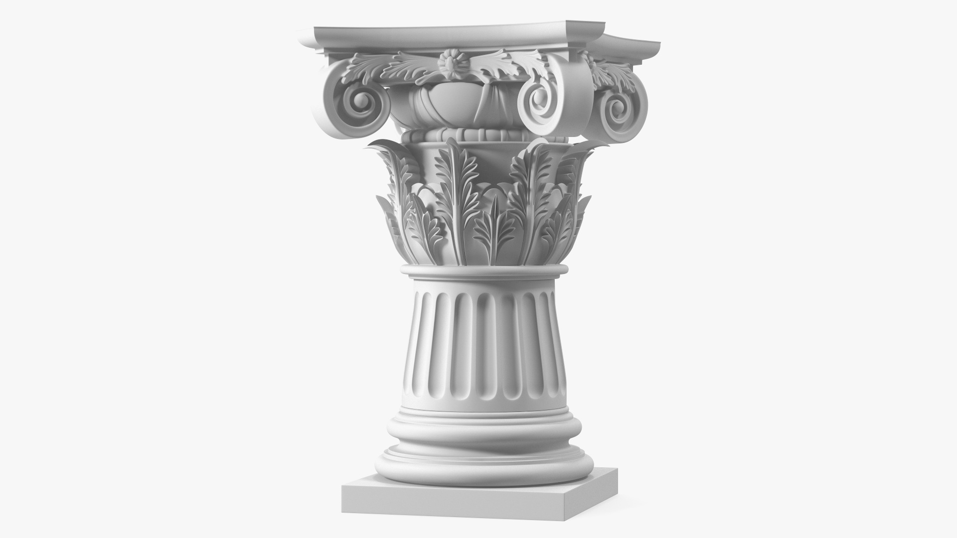 Composite Order Pedestal 3D model