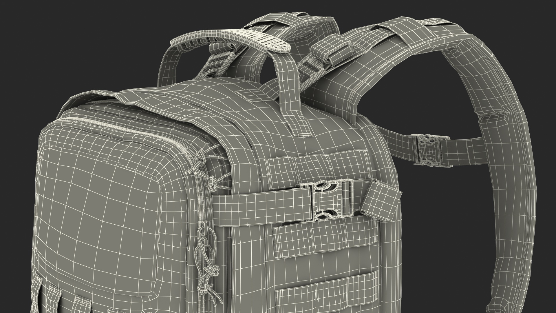 3D Tactical Military Trekking Backpack Green