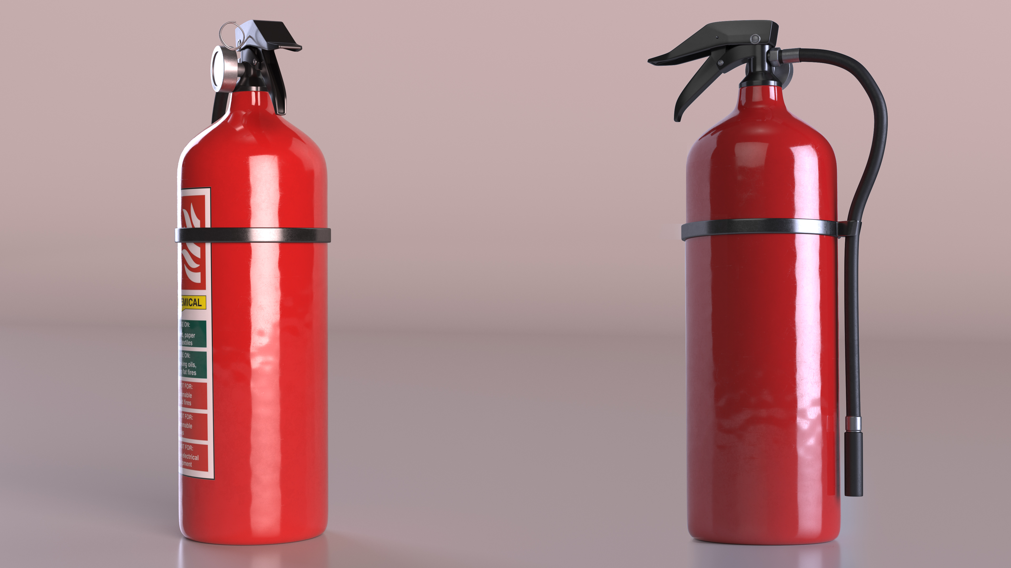 3D Chemical Fire Extinguisher