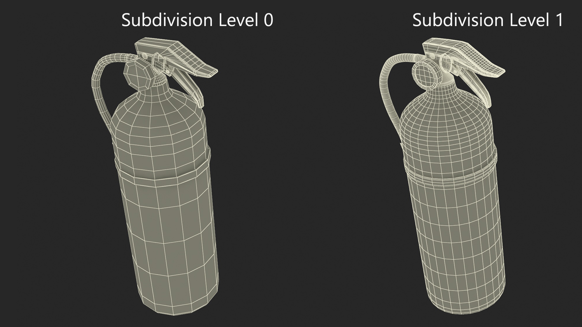 3D Chemical Fire Extinguisher