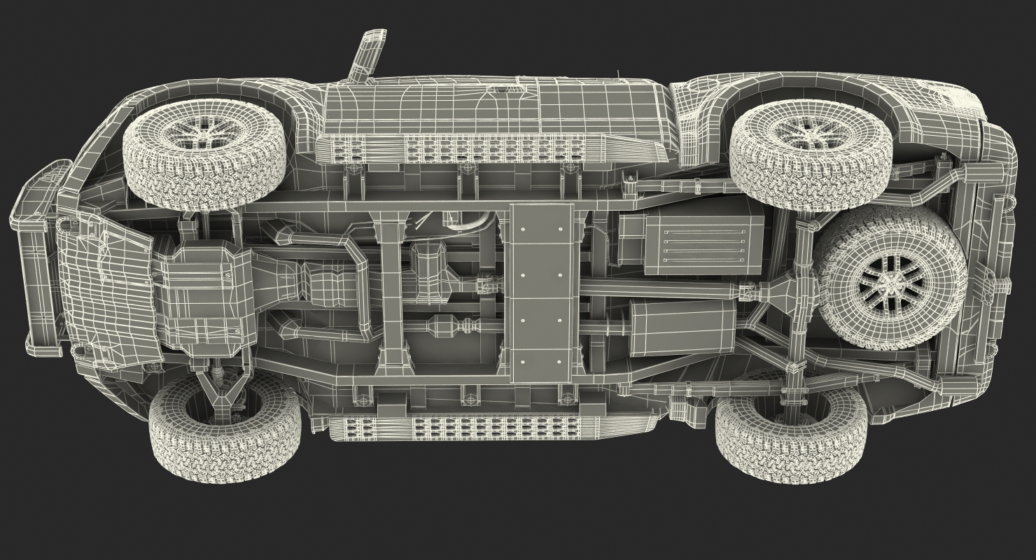 Ford F150 Raptor Police Interceptor Unit Rigged 3D