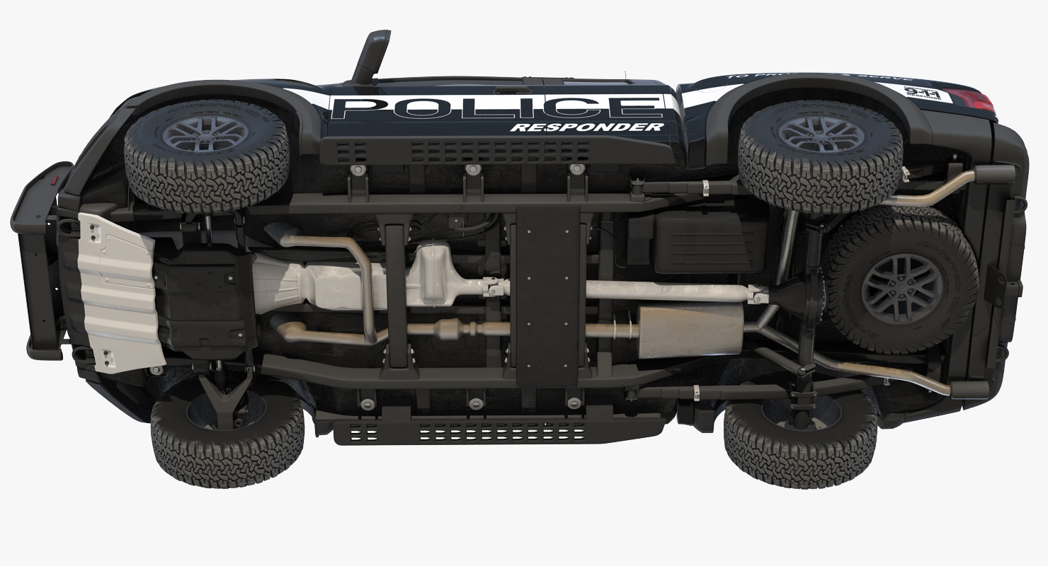 Ford F150 Raptor Police Interceptor Unit Rigged 3D