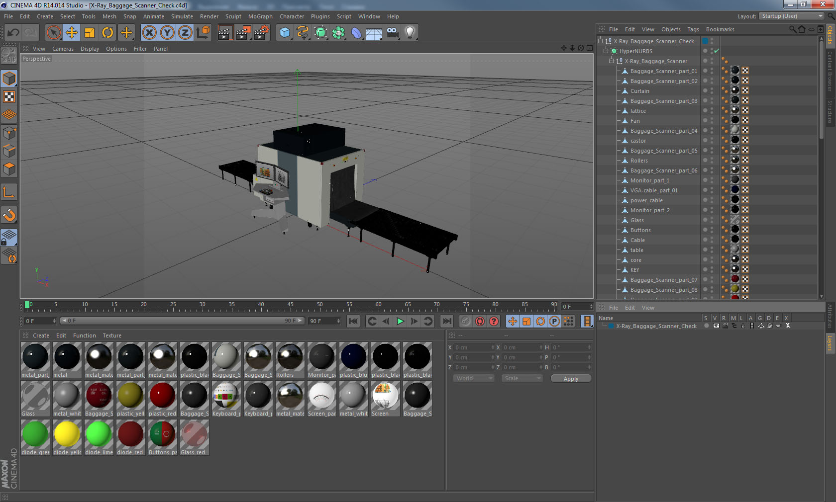 X-Ray Luggage Scanner Check 3D
