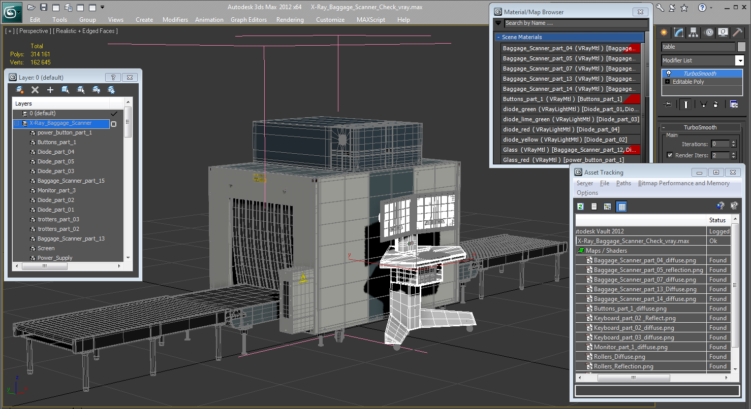 X-Ray Luggage Scanner Check 3D